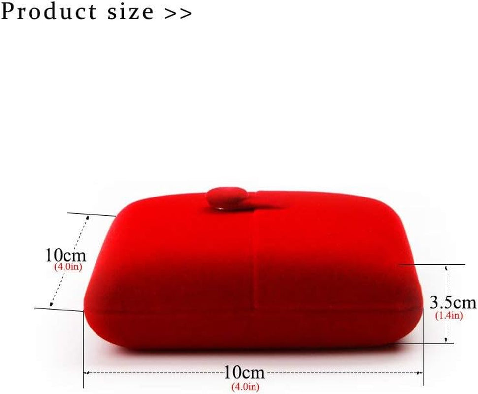 Multifunctional Jewelry Box Velvet Pendant Necklace Gift Box Storage Case